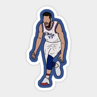 JJ Redick 3 Point Celebration Sticker